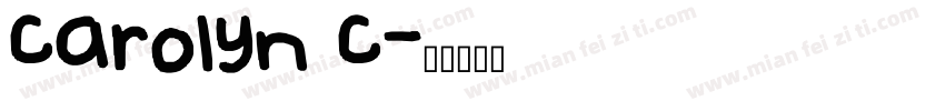 Carolyn C字体转换